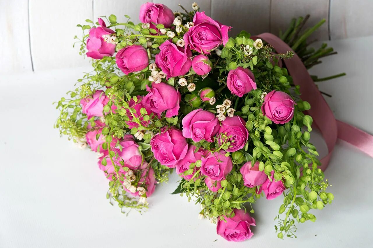 Каталог фото букетов Photo Bouquets Roses Pink color Flowers Pink roses, Pink flowers, Pink rose bouq