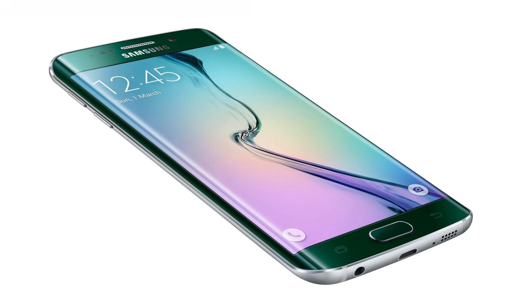 Каталог фото смартфон самсунг Купить смартфон Samsung Galaxy S6 Edge 64Gb LTE (Green Emerald) 648461 в Москве 