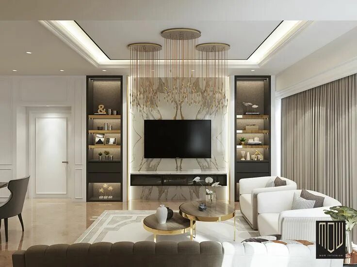 Каталог интерьера гостиной Luxury Living Living room design decor, Luxury living room design, Tv room desig