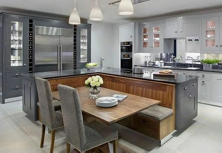 Каталог интерьеров кухни 35+ Amazing Modern Contemporary Kitchen Ideas #kitchendesign #kitchendecor #kitc