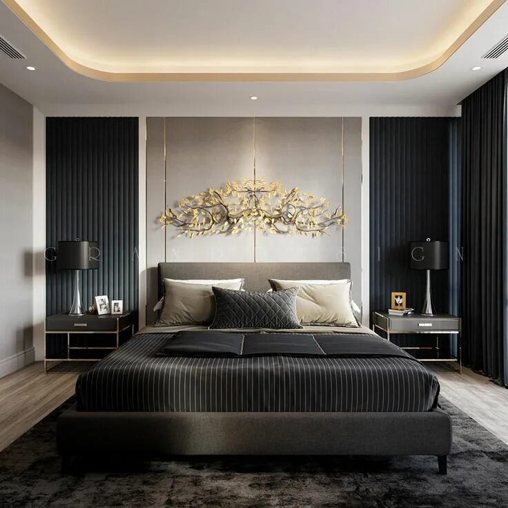 Каталог интерьеров спальни Pin on Classic-bedroom Luxury bedroom master, Modern luxury bedroom, Bedroom des