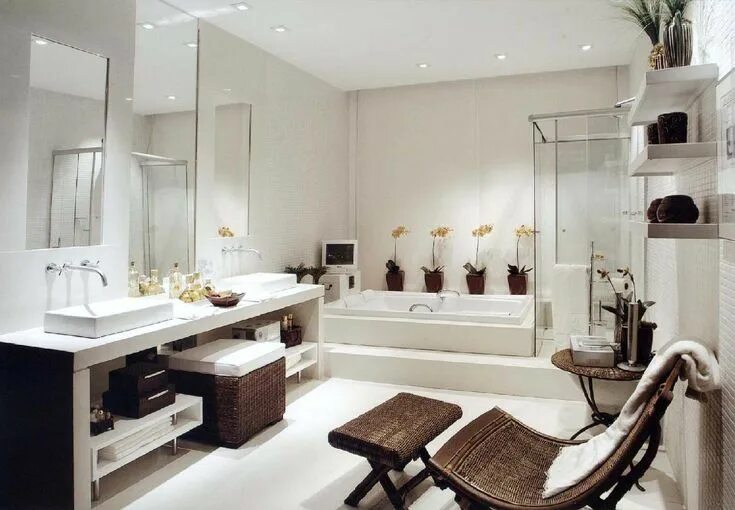 Каталог интерьеров ванных Baños de diseño Bathroom design, Zen bathroom design, Bathroom decor