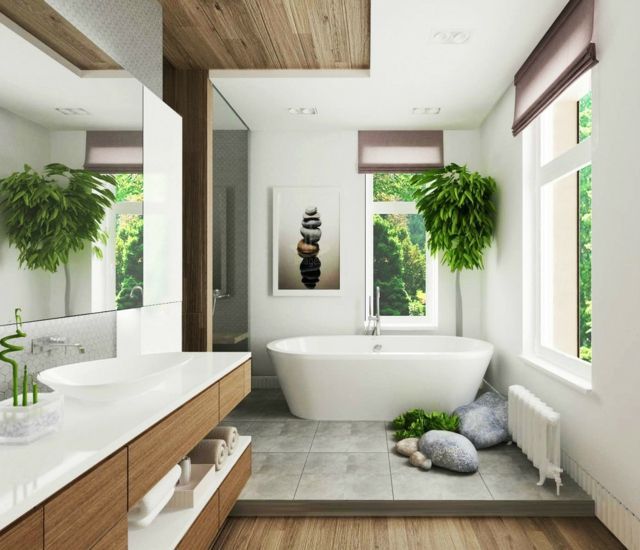 Каталог интерьеров ванных Design Inspiration: Get Zen: 7 Ideas for Creating a More Tranquil Home This Year