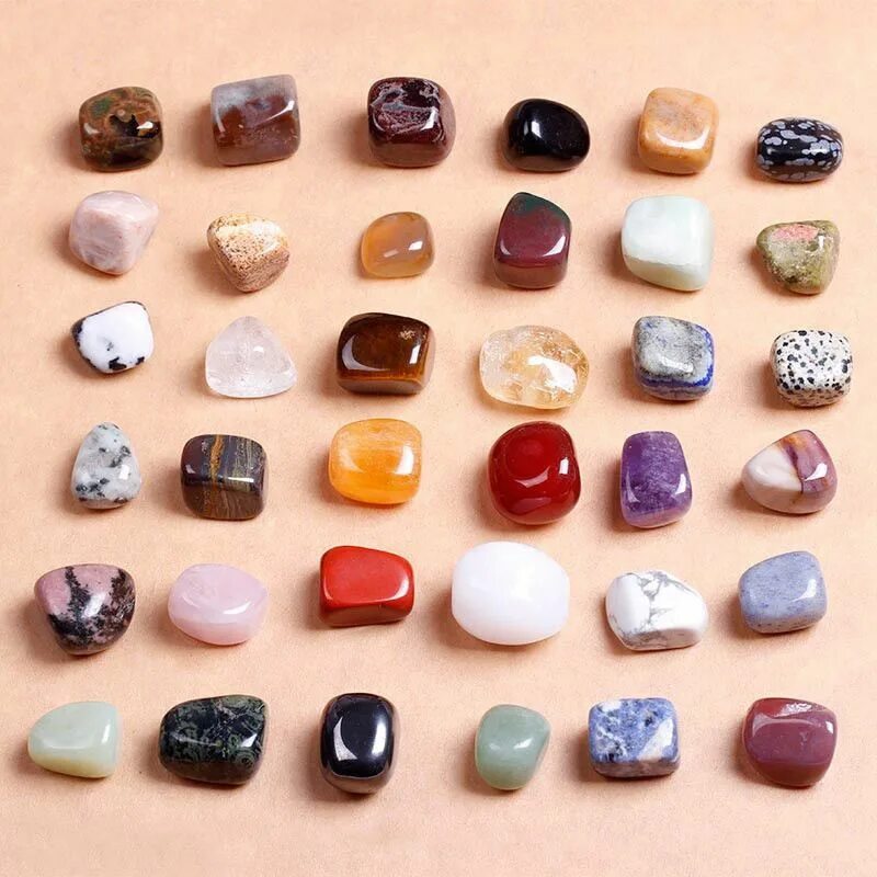 Каталог камней фото цены Details about 5PCS Lucky Colorful Polishing Tumbled Stones Inspiration Reiki Cry