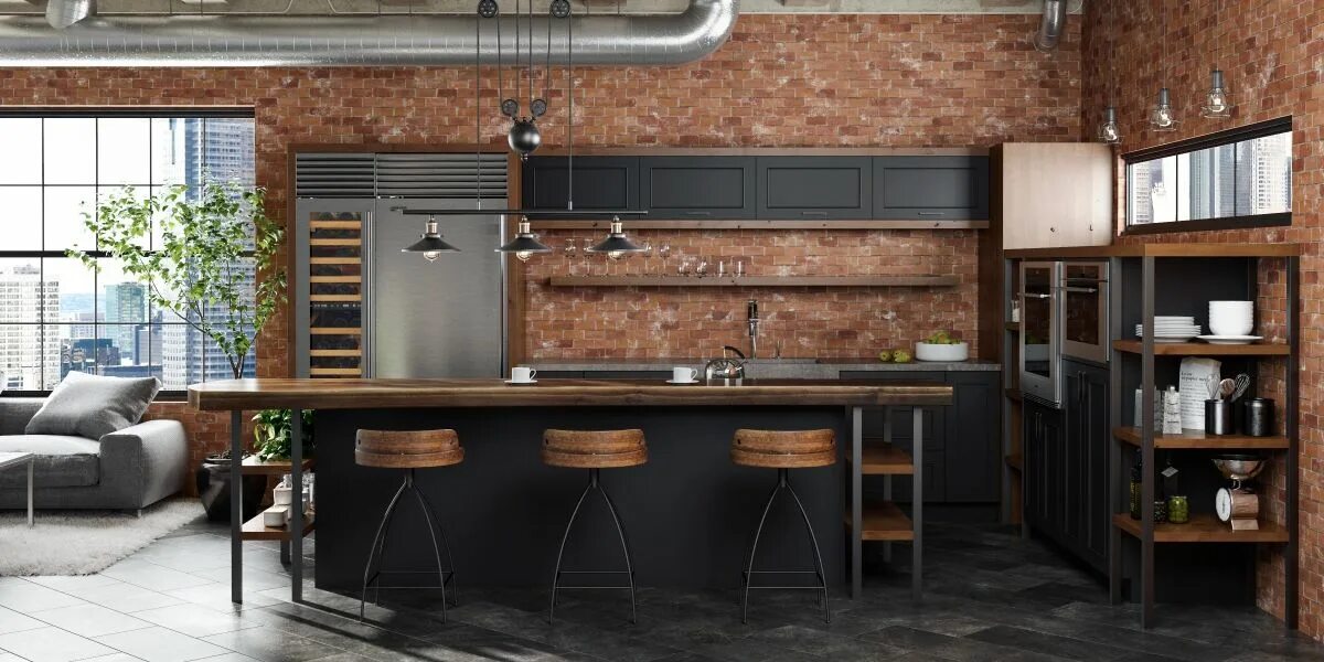 Каталог мебели в стиле лофт Design 101: How to Create an Urban Loft Style Kitchen - Dura Supreme Cabinetry I