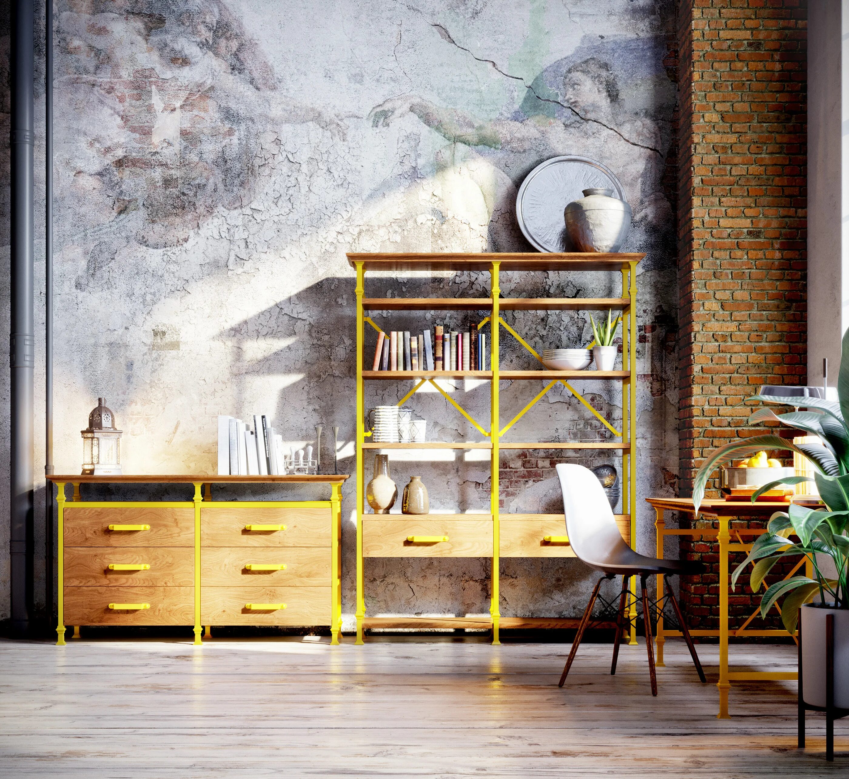 Каталог мебели в стиле лофт Loft style furniture :: Behance