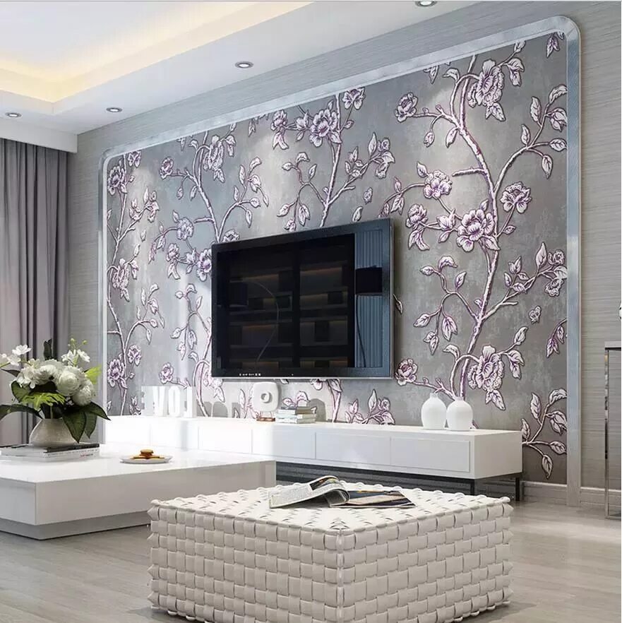 Каталог обоев гостиной интерьере фото Смотри, что нашлось на AliExpress Wallpaper living room, Modern bedroom design, 