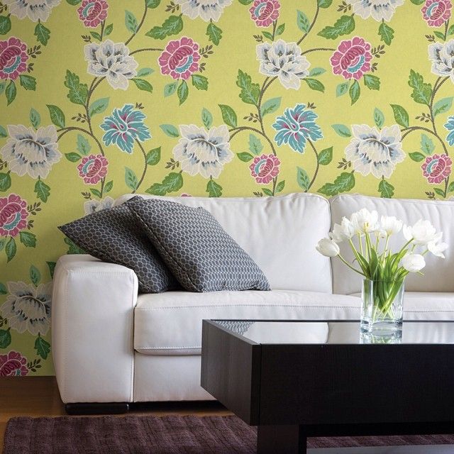 Каталог обоев в гостиную фото soft pastels, bold pattern. Lovely! Living room paint color inspiration, Paint c