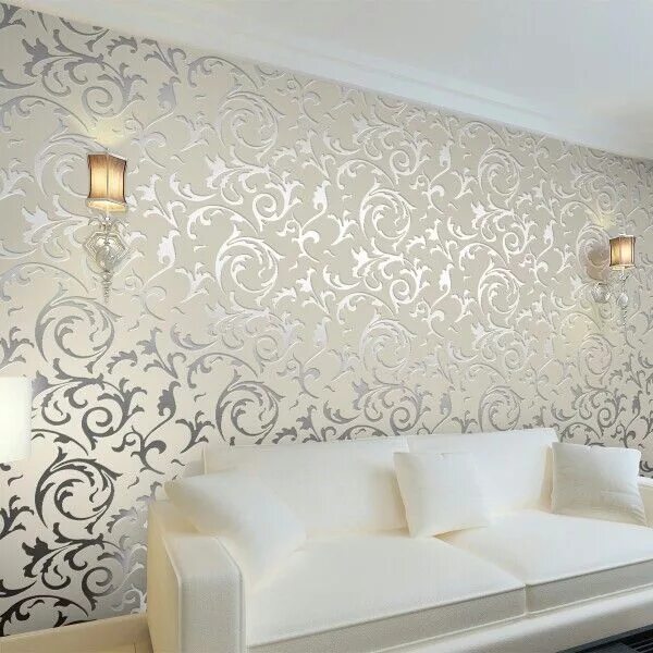 Каталог обои для зала фото цена Call at 70950243 ALWAN PAINTING Wallpaper living room, Modern furniture living r