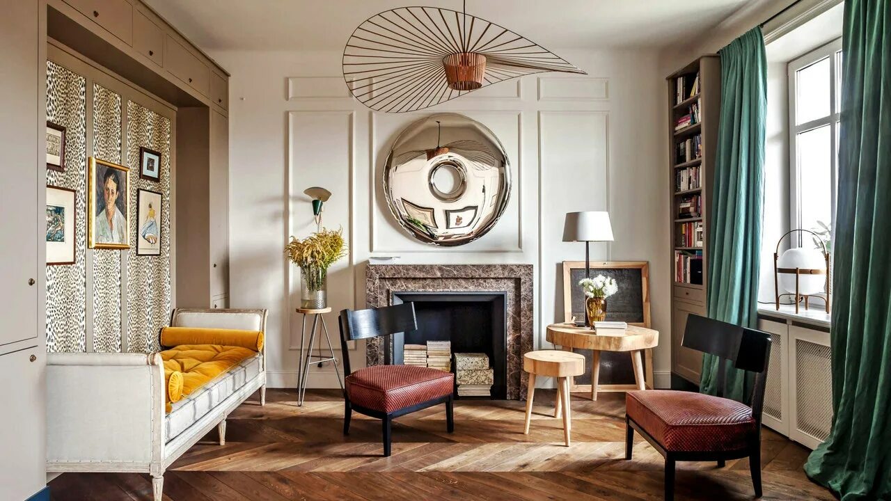 Каталог стилей интерьера Prewar Apartment - Modern French Decor Inspiration Architectural Digest