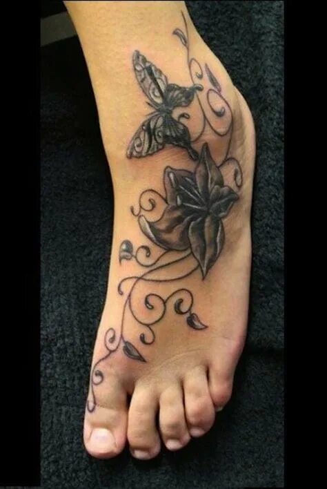 Каталог тату фото 34 Butterfly foot tattoo ideas tattoos for women, tattoos, body art tattoos