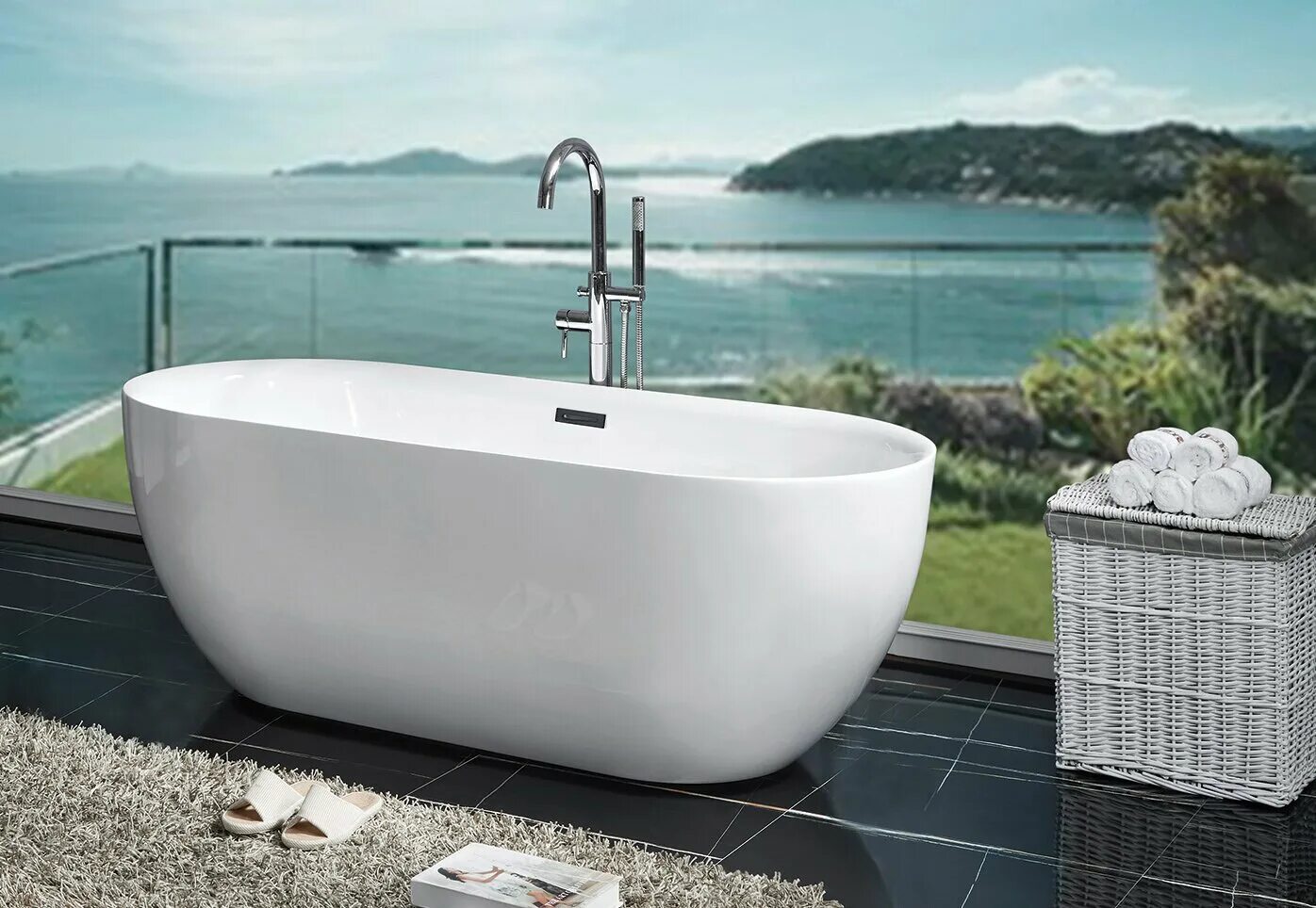 Каталог ванн с ценами фото Акриловая ванна Aquanet Delight 208600 170x80 - купить в Санкт-Петербурге с дост