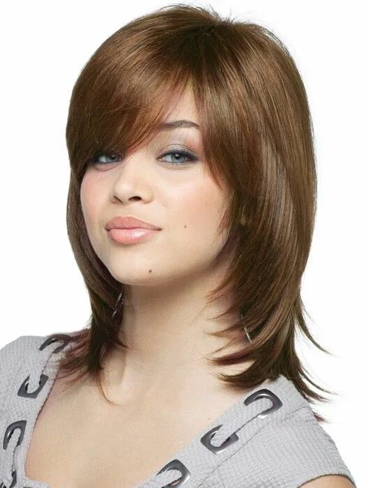 Каталог женских стрижек средней длины фото Jade Wig by Rene of Paris Medium length hair with layers, Short hair styles for 