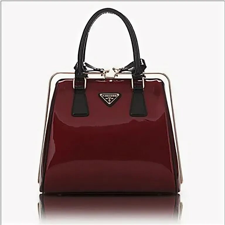 Каталог женских сумок фото цена $45.99 Women's Bags Patent Leather Tote Solid Colored Fuchsia / Blue / Dark Red 