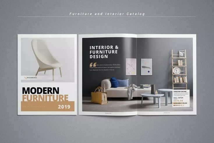 Каталоги дизайна интерьера Furniture and Interior Catalog by designsoul14 on Envato Elements Furniture cata