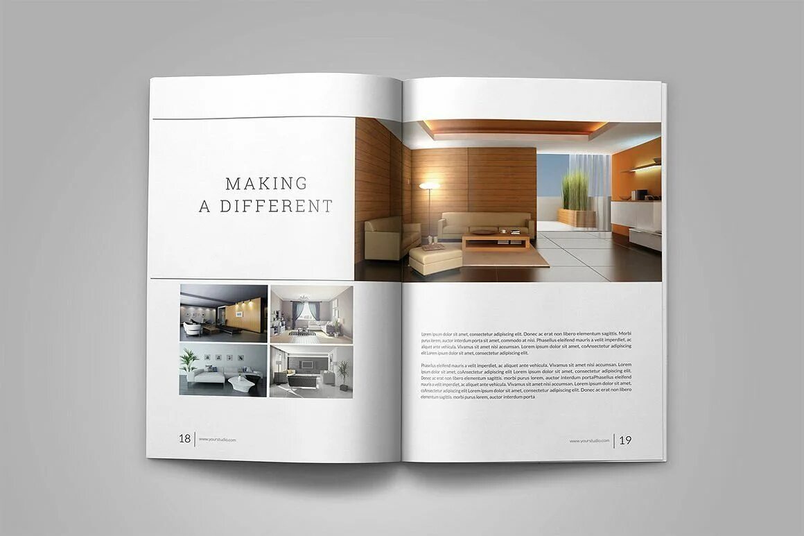 Каталоги дизайна интерьера PSD - Interior Brochures / Catalogs