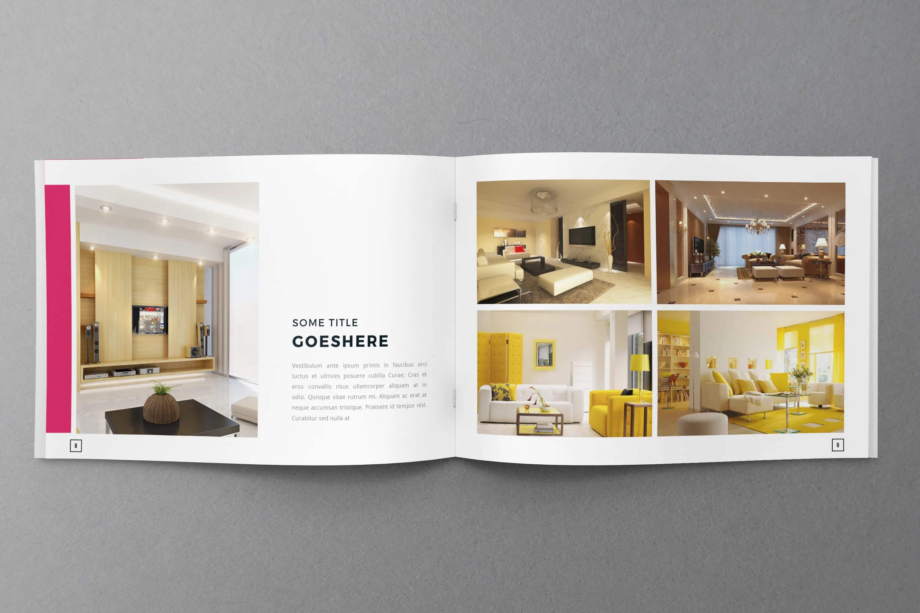 Каталоги дизайна интерьера Minimal Indesign Catalogue :: Behance