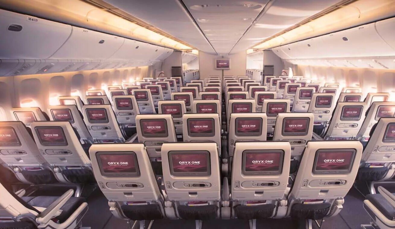 Катарские авиалинии самолеты внутри фото Qatar Airways Boeing 777 Qatar Airways