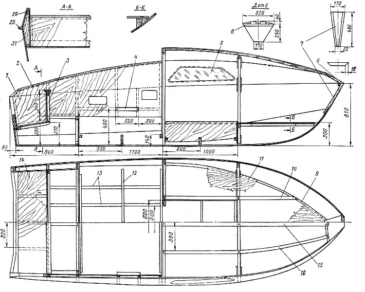 Катер своими руками чертежи Постройка моторной лодки своими руками. Часть 1. Глава 2. AMV-boat Дзен