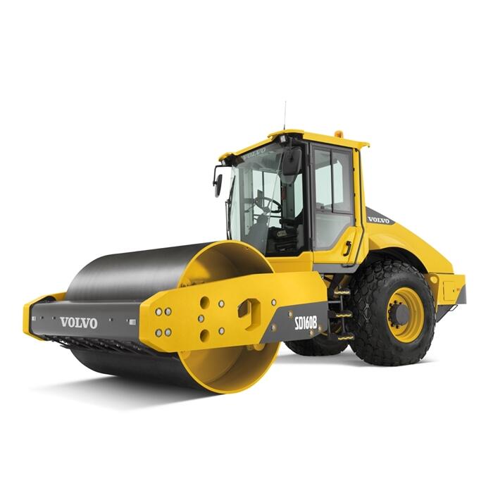 Каток машина фото Volvo launches new 16-tonne single drum soil compactor