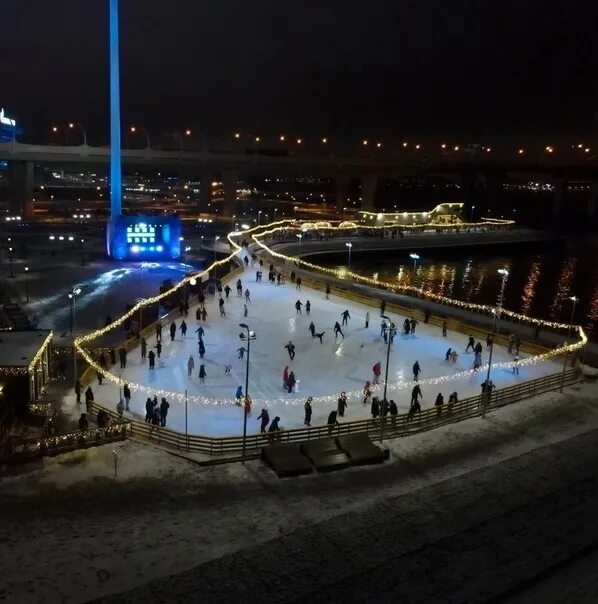 Каток у флагштока южная дорога 28 фото This season in St. Petersburg on the Dorestovsky island will open the largest ca