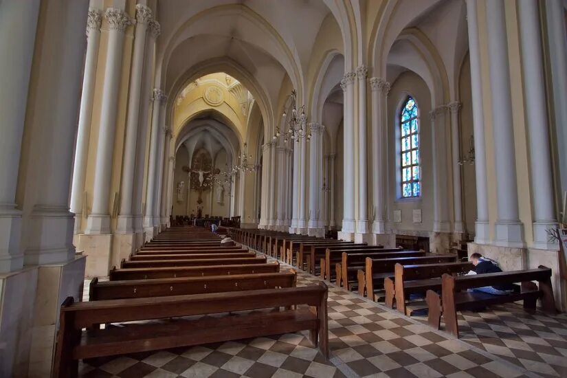 Католический храм фото Catholic Cathedral of the Immaculate Conception Expat Moscow