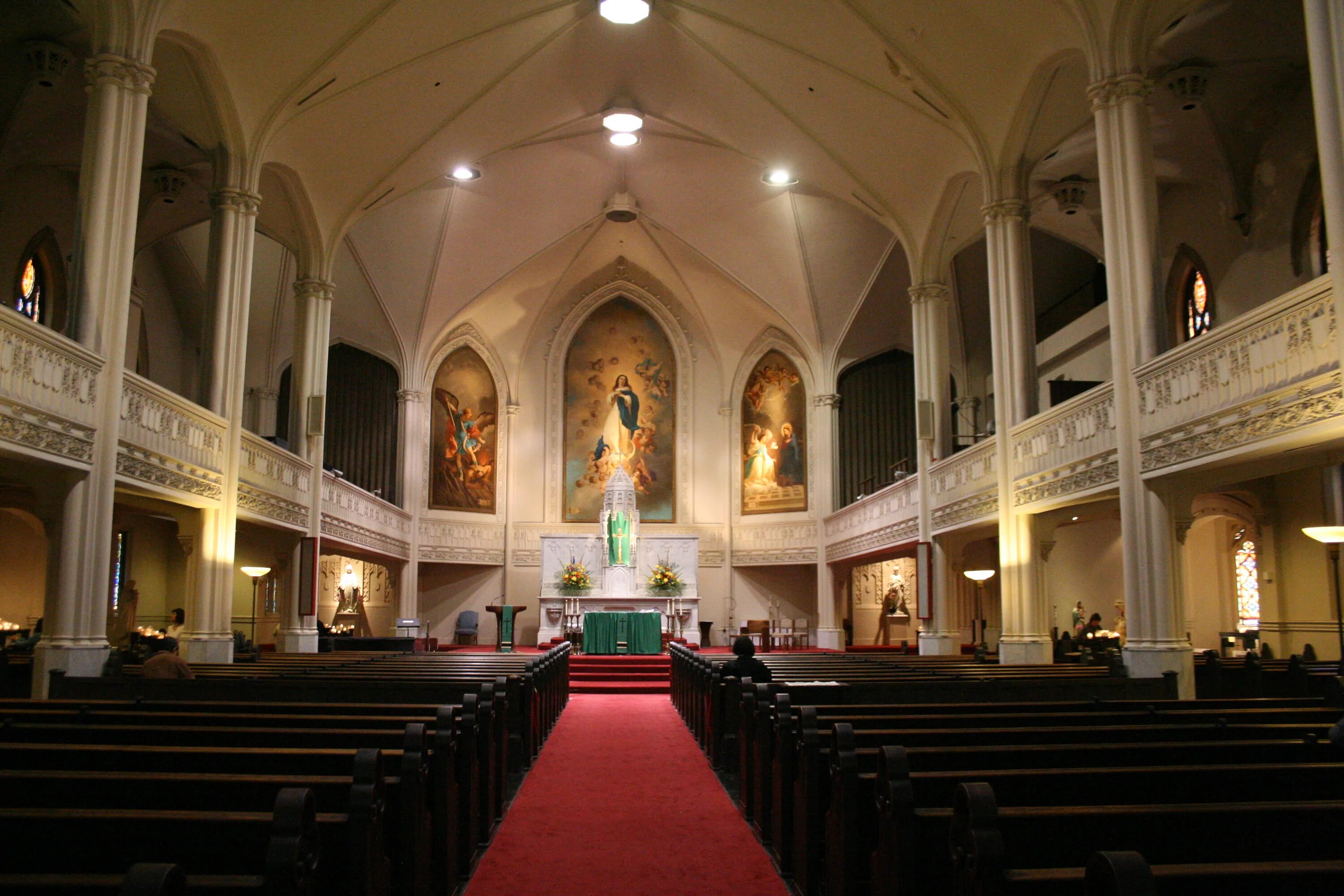 Католический храм внутри фото File:San Francisco - Old Saint Mary's Cathedral - 20130607123510.jpg - Wikimedia