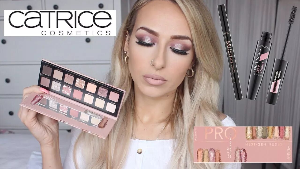 Катрис макияж глаз NEW DRUGSTORE MAKEUP ONE BRAND TESTING CATRICE NEW MAKEUP 2020 - YouTube