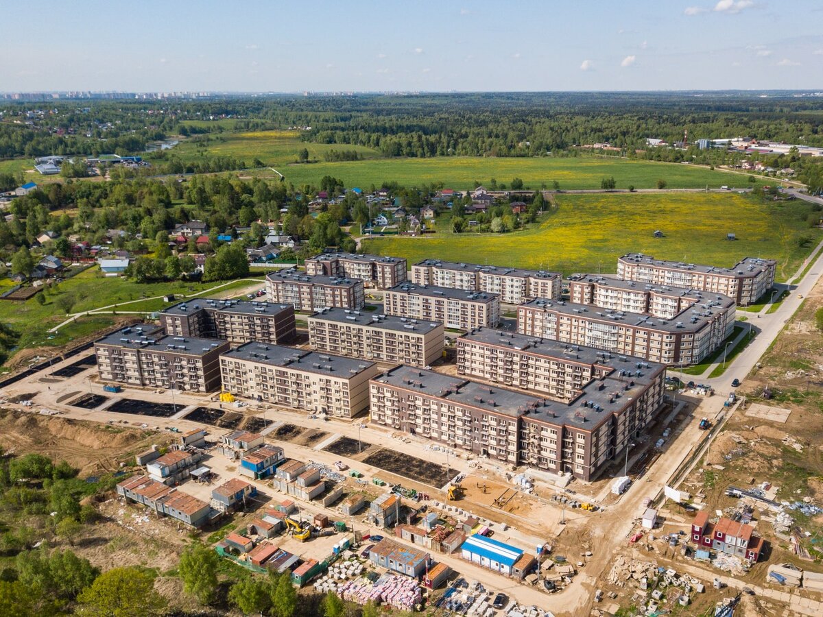 Катуар московская область фото Фото с воздуха новостройки в Подмосковье ЖК Катуар Дзен