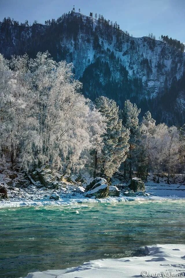 Катунь река зимой фото Stunning beauty of 688 km long Katun river, Altai, pictured by Svetlana Kazina A