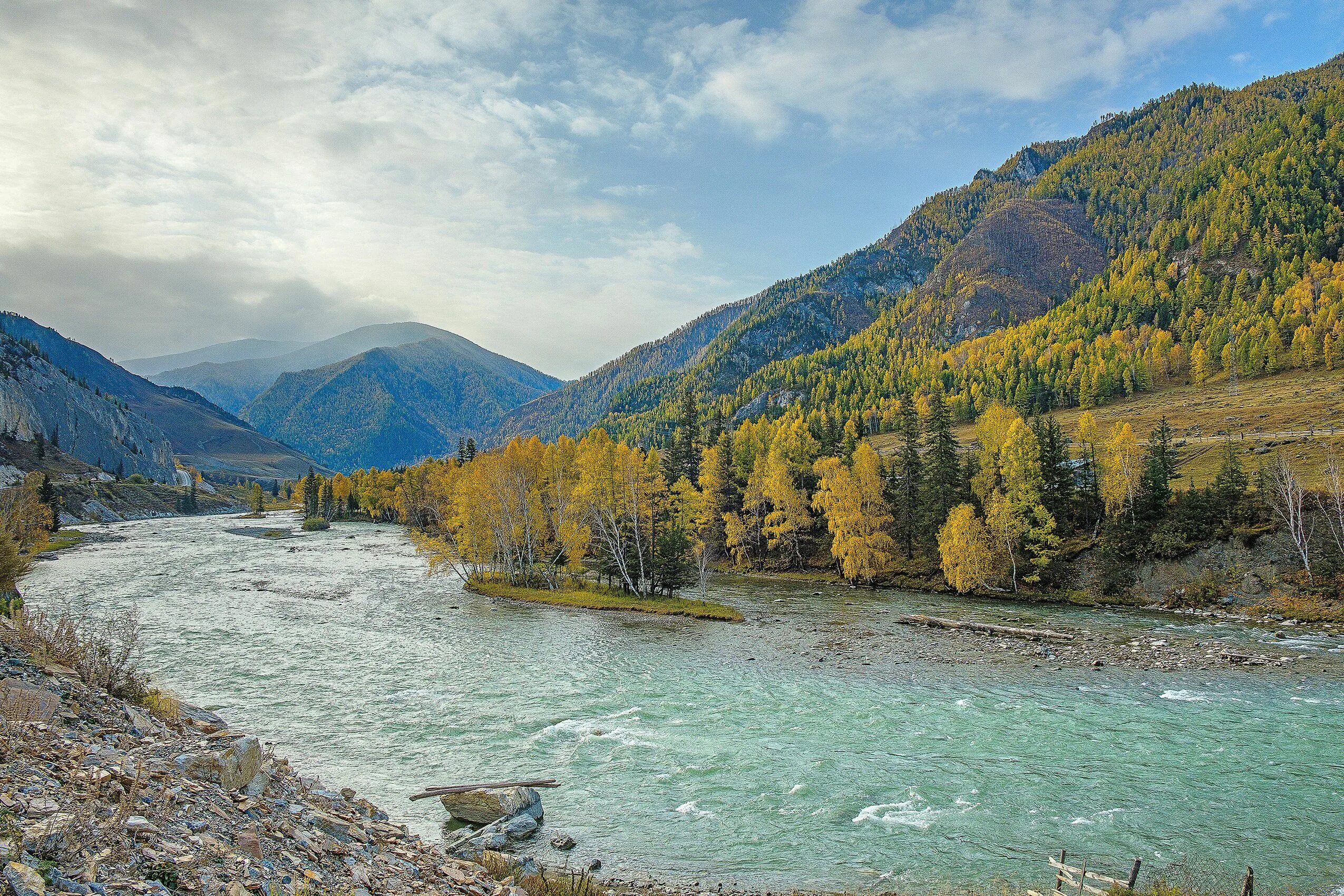 Катунь в сентябре фото Красавица Катунь. Photographer Potapov Aleksander