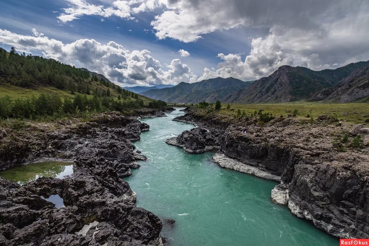 Катунь в сентябре фото Фото: Катунь у порога Тельдекпень. Пейзажный фотограф Виктор Четошников. Пейзаж.