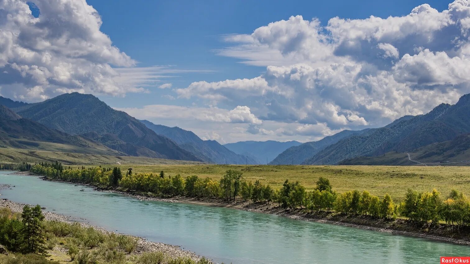 Катунь в сентябре фото Фото: Долина Катуни. Пейзажный фотограф Виктор Четошников. Панорама - Фотосайт Р