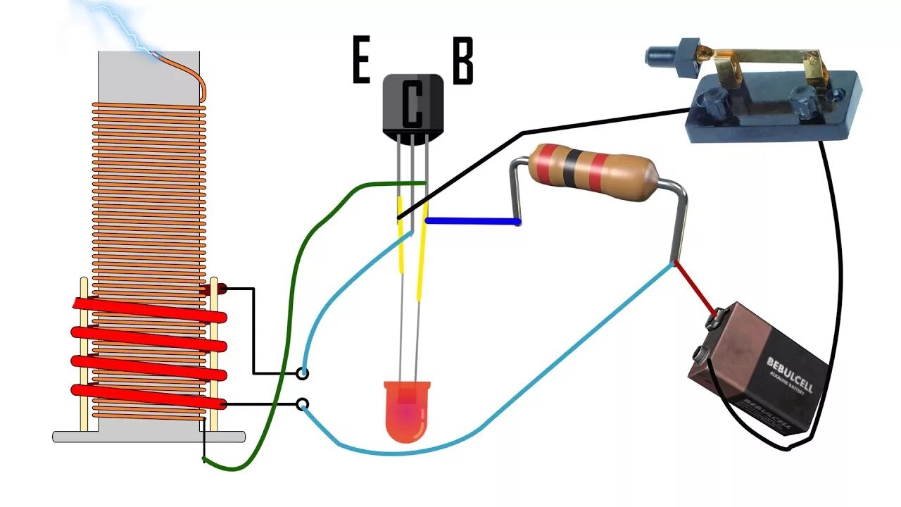 Катушка тесла своими руками в домашних DIY Tesla Slayer Exciter Coil Tutorial Mini How to Build Easy Circuit Explanatio