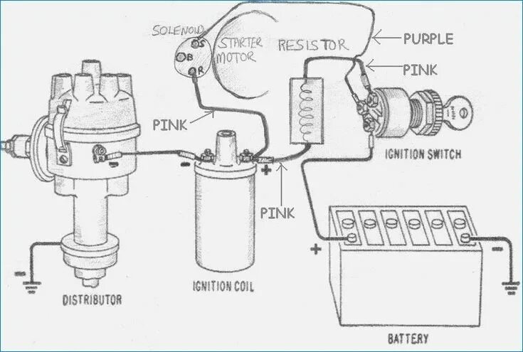 Катушка зажигания 2245р схема подключения Chevy 350 Ignition Coil Wiring Diagram