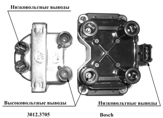 Катушка зажигания 406 схема подключения Как проверить катушку зажигания на Газель 406 двигатель