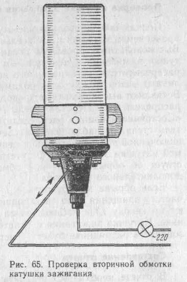 Катушка зажигания б117а схема подключения Проверка технического состояния приборов и аппаратов контактной системы зажигани