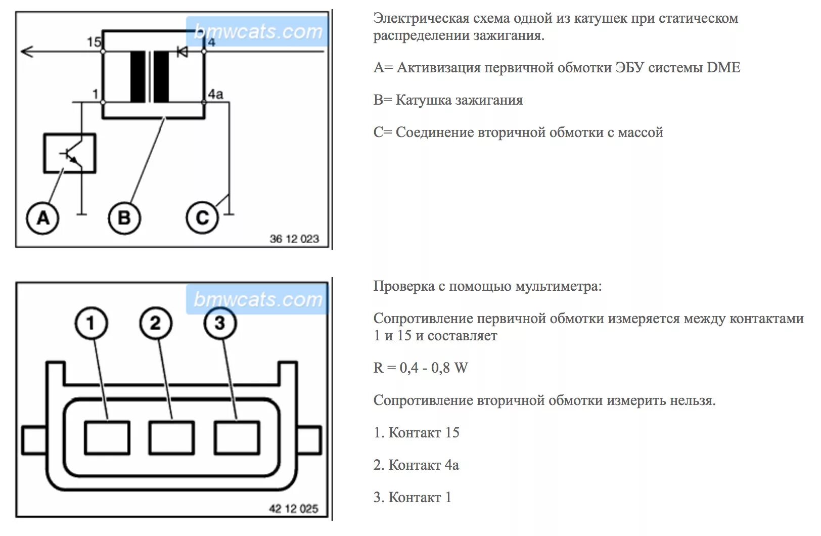 Катушка зажигания cm5e 12a366 cb схема подключения Борьба с расходом m50. Часть 2 - Диагностика зажигания. - BMW 3 series (E30), 2,