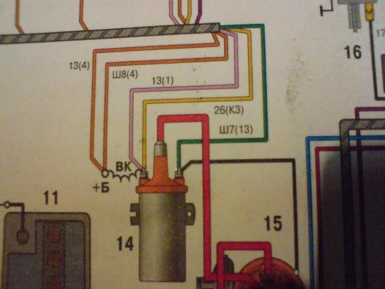 Катушка зажигания москвич 412 схема подключения проводов Подключение проводов к катушке КСЗ и БСЗ - DRIVE2