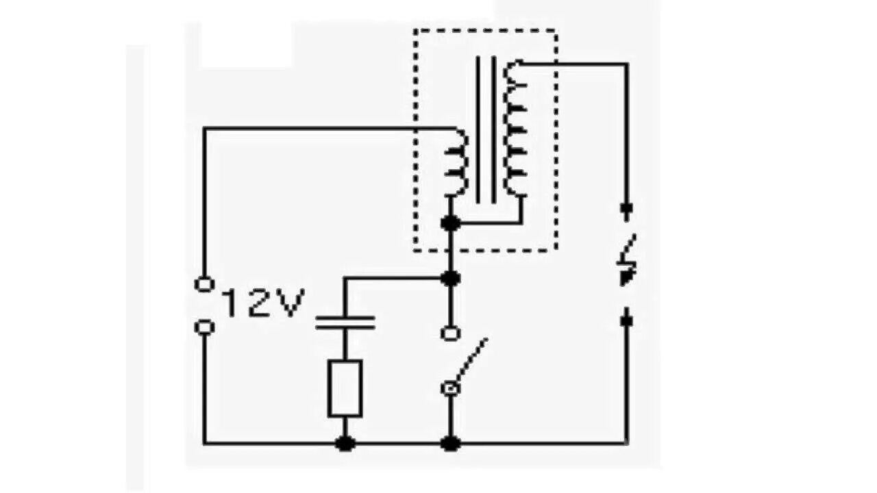 Катушка зажигания своими руками схема Автомобильная катушка зажигания - YouTube