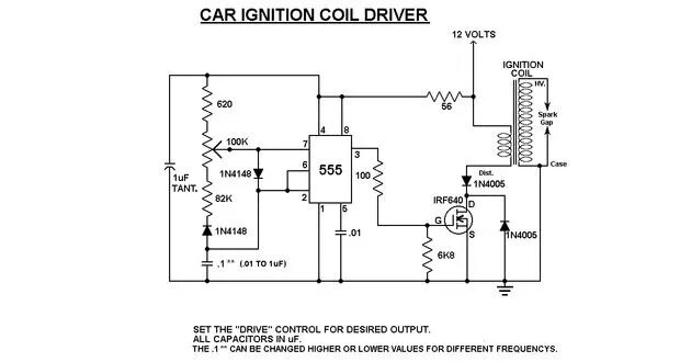 Катушка зажигания своими руками схема Зажигание на IGBT - Сообщество "Электронные Поделки" на DRIVE2