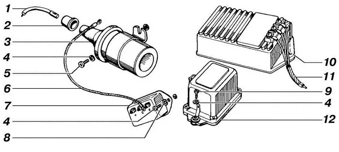 Катушка зажигания уаз 469 схема подключения Система зажигания автомобиля УАЗ-3160