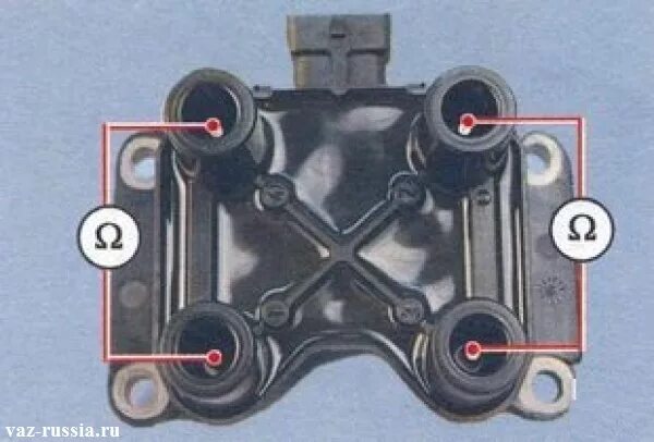 Катушка зажигания ваз порядок подключения проводов Замена модуля зажигания на калине и его проверка