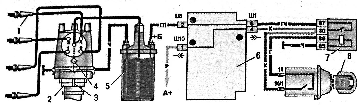 Катушка зажигания ваз схема подключения проводов Не поступает ток на катушку ВАЗ 2105 - Форум AutoPeople