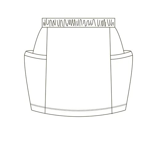 Катя мхитарян выкройки купить Юбка с карманами размеры 80-170: купить в каталоге "Выкройки от Кати Мхитарян" В