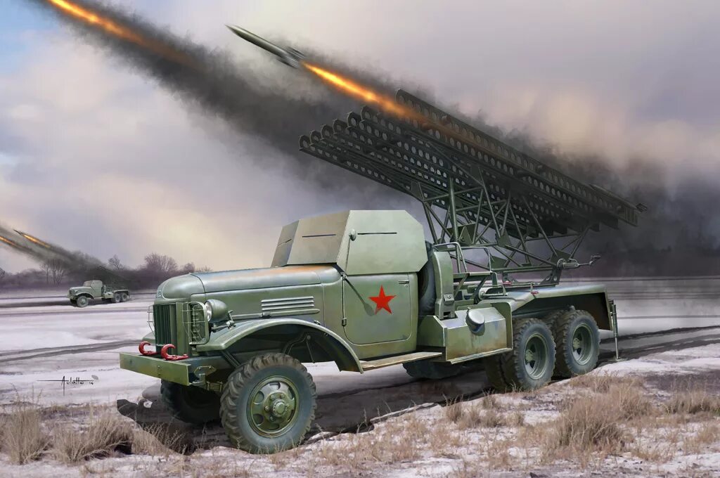 Катюша фото машины Сборная модель РСЗО BM-13 лучшая цена!