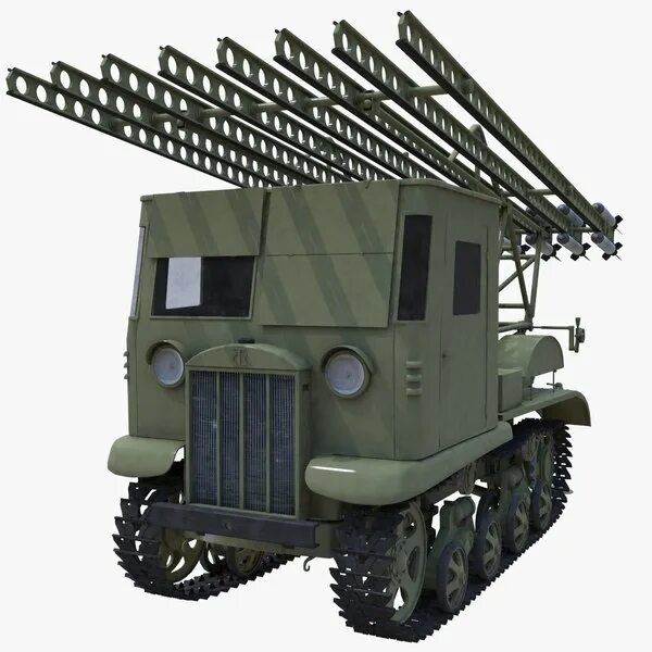 Катюша на базе стз 5 фото Modello 3D BM-13 Katyusha sovietico STZ-5-NATY - TurboSquid 954957