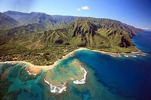 Кауаи остров фото Kauai Photos at Frommer's - A Blue Hawaii helicopter tour will buy eye-popping v