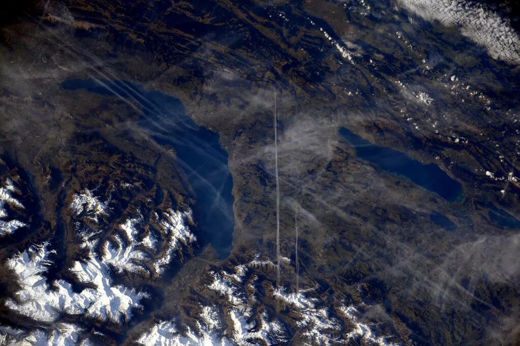 Кчр фото из космоса leman Le lac Léman, depuis l’ISS 30/12/14 Samantha Cristof. Flickr
