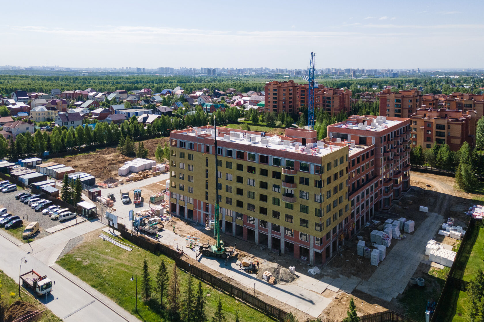 Кедровый берег тюмень ул судостроителей фото Скандиа. Новый Кедровый. Ход строительства